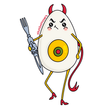 Deviled Egg Sticker