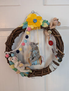 Mouse Party Wreath